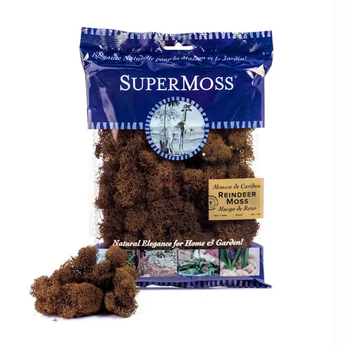 Vista 46 de SuperMoss 21786 Musgo de Reno Preservado Negro, Aprox. 3 lb Estuche a Granel