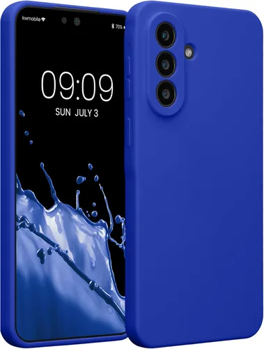 Vista 142 de kwmobile Funda compatible con Samsung Galaxy A13 4G - Funda delgada de silicona TPU - Acabado suave al tacto - Amarillo radiante