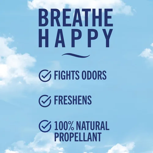 Vista 3 de Spray ambientador Febreze, aroma limpio y resistente, eliminador de olores para olores fuertes, 8.8 onzas (paquete de 3)