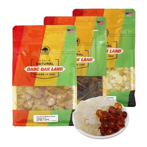 Vista 8 de DABC OAK LAND Goma de Durazno Silvestre, Flor de Durazno Comestible 100% Natural, Lágrimas Tao Jiao Resina de Durazno, 滋補抗皺 桃膠 Estimulante
