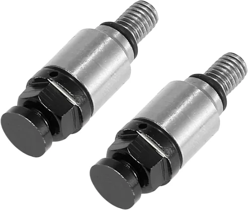 Vista 5 de Motoforti 2 unids M5x0.8 motocicleta tornillo horquilla aire purgador válvula para Honda para Yamaha para Suzuki para Kawasaki negro