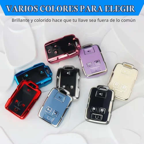 Vista 6 de QBUC - Funda para llavero Chevy con llavero (A: negro)