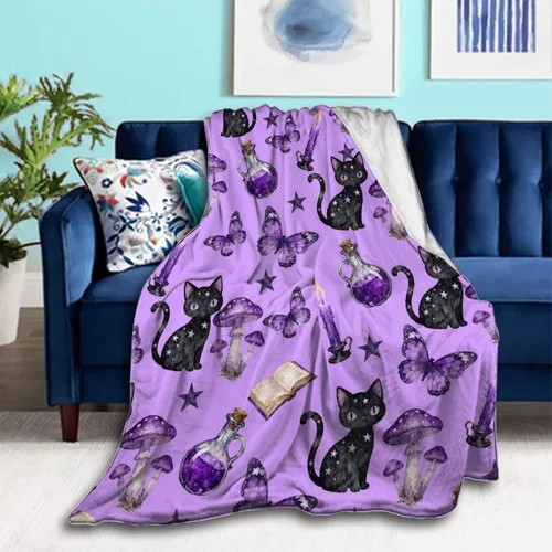 Vista 34 de Manta cómoda para cama, sofá, compatible con flores de calavera de azúcar, mantas y mantas de franela ligeras, mantas de microfibra mullidas