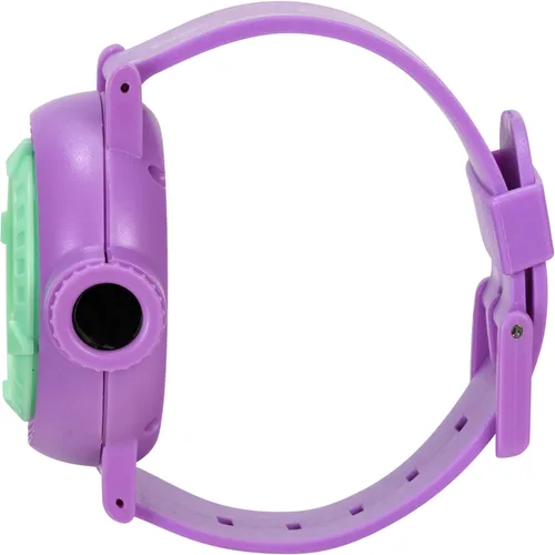 Vista 9 de Bluey - Reloj de proyección para niños con pantalla LCD, 10 divertidas imágenes azules, proyector iluminado, correa de plástico ajustable