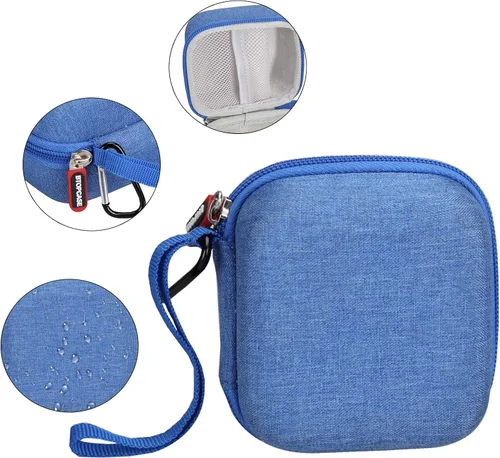 Vista 5 de Estuche rígido de almacenamiento EVA para PeriPage A6 Mini impresora, HuiJuKeJi Sticker Impresora (con bolsillo de malla Mini Impresora)