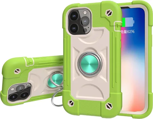 Vista 9 de Compatible con iPhone 13 Pro Max, iPhone 13 Pro, iPhone 13, iPhone 13 Mini, funda híbrida de cuerpo completo colorido arcoíris a prueba de golpes