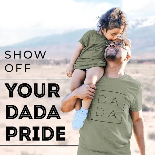 Vista 4 de Inkopious - Camiseta con inscripción DADA regalo del día del padre para padres primerizos