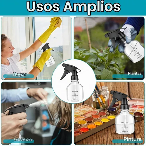 Vista 6 de Botellas de espray pequeñas de 8 onzas, pulverizador de niebla