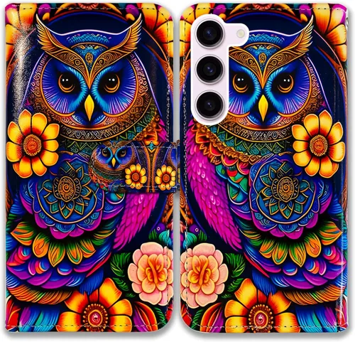 Vista 25 de Bcov Funda para Galaxy S23 Fe, funda de piel con tapa y función atril para Samsung Galaxy S23 FE