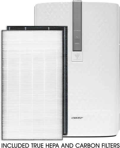 Vista 22 de Sharp KC-850U, purificador de aire Plasmacluster con función humidificadora