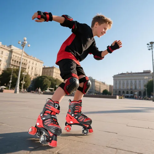 Vista 7 de SULIFEEL - Patines ajustables para niños para niños de 3-5, 5-8, 6-12 años con ruedas iluminadas ajustables de 4 tamaños, el mejor regalo para niños
