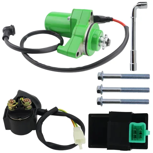 Vista 12 de Motor de arranque de 3 pernos con relé y CDI para ATV, Dirt Bikes, Go Karts, motocicletas chinas, Pit Bike, Quad, 4 ruedas, Dune Buggy, Sandrail