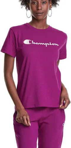 Vista 4 de Champion Women's Classic Tee, Script