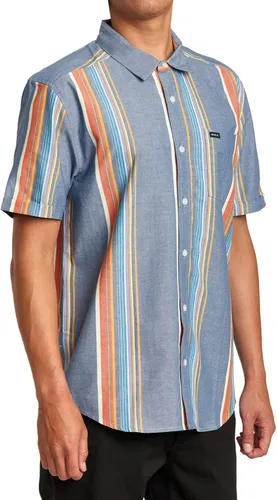 Vista 3 de RVCA Men's Will Travel Short Sleeve Shirt