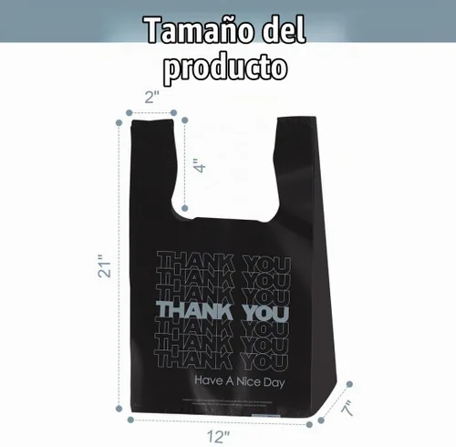 Vista 4 de ROYALNA - 200 bolsas de plástico reutilizables y desechables para restaurantes, tiendas de conveniencia, alimentos, supermercados
