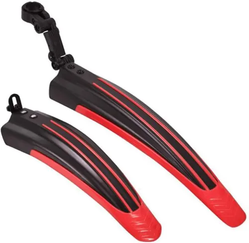 Vista 6 de Free-fly juego de guardabarros ajustables para bicicleta de montaña, bicicleta de ruta, llanta de ciclismo, guardabarros delanteros/traseros