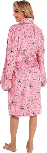 Vista 4 de IOONCHI Kamado Tanjiro - Albornoz para cosplay Nezuko Giyuu