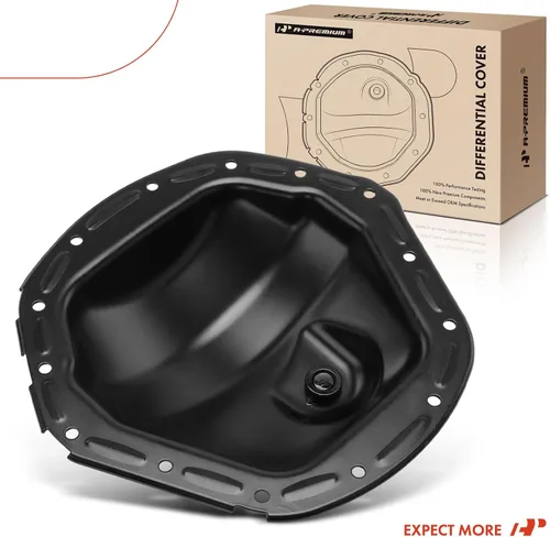 Vista 9 de A-Premium Cubierta de diferencial trasero compatible con engranaje de anillo de 11.5 pulgadas - 2001-2018 - Chevy Silverado 2500 HD 3500 & GMC
