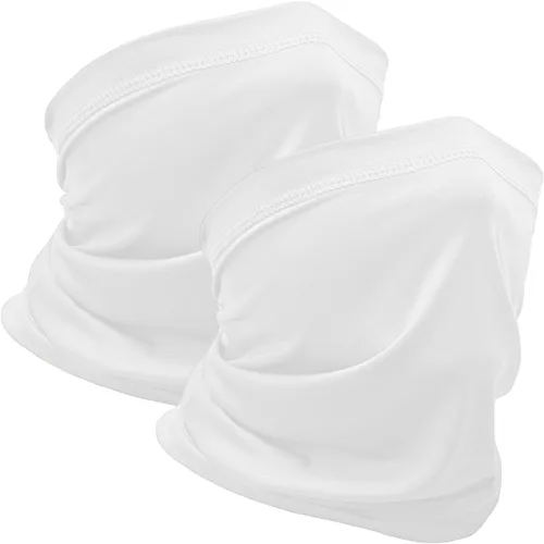 Vista 14 de WOXVM 2 paquetes de polaina para el cuello, bufanda, bufanda de Gator para enfriar el sol, pasamontañas, bandana, protección UV, para hombres