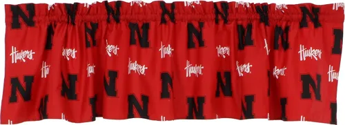 Vista 12 de College Covers Everything Comfy Arkansas Razorbacks - Cenefa de cortina estampada - 84 x 15 pulgadas