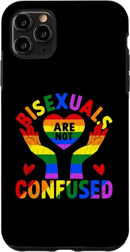 Vista 13 de iPhone 16 LGBTQ Gay Lesbian Funny Bisexuals Not Confused Pride Graphic Case