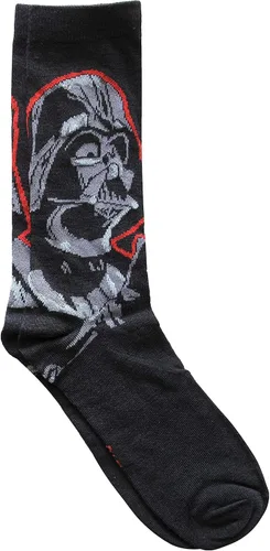 Vista 3 de STAR WARS Darth Vader and Yoda Mens Crew Socks 2 Pair Pack Shoe Size 6-12