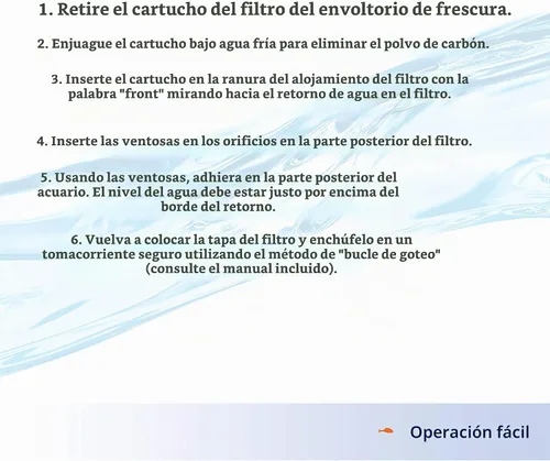 Vista 7 de Aqueon QuietFlow E - Filtro de alimentación interno extra pequeño - 3 galones