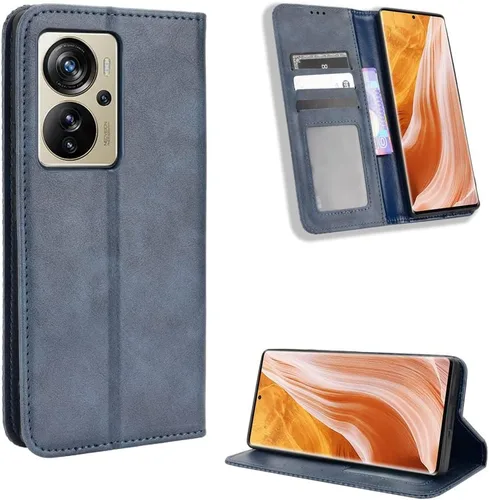 Vista 93 de Funda para BLU Bold N2, funda de piel sintética para BLU Bold N2, funda para BLU Bold N2 5G N0050UU Funda de piel sintética negra Negro