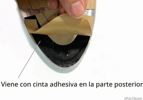 Vista 4 de Emblema de metal de 5 pulgadas para superponer en la puerta trasera Compatible con Ford Bronco Sport (Negro, 5")