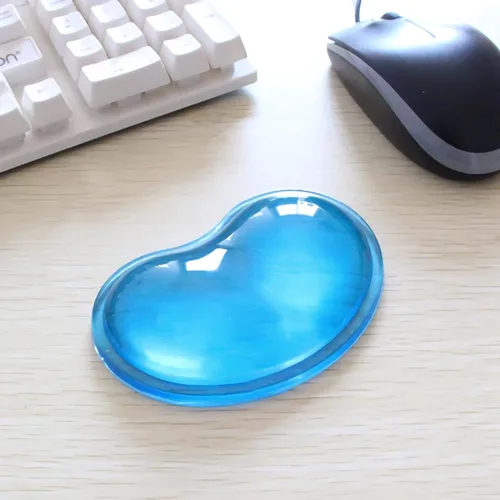 Vista 3 de Reposamuñecas ergonómico de gel para mouse, soporte de muñeca para mouse de computadora para aliviar el dolor en el brazo, almohadilla para muñeca