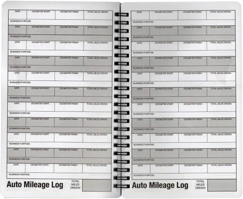 Vista 11 de Cuaderno de millas y gastos automáticos – Registro de kilometraje del vehículo, libro de registro de millas para rastrear más de 400 viajes