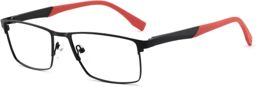 Vista 7 de OCCI CHIARI Lentes anti luz azul - Gafas de computadora y juegos para hombre (negro, sin aumento)