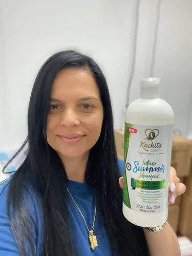 Vista 8 de Kachita Spell Nuevo Champú Hidratante Hidratante Intenso Verano Sin Sulfatos y Parabenos Para Cabello Seco Medio a Grueso, Color Tratado Hecho