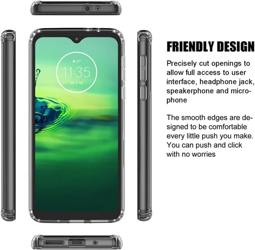 Vista 5 de Funda transparente para Motorola Moto G8 Play/Moto en Macro (6.2", 2019) [Elephant]