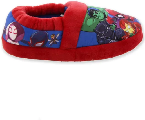 Vista 3 de Marvel Avengers Superhero - Pantuflas Aline de felpa para niños pequeños