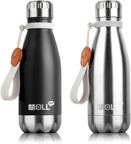 Vista 33 de Botella de Agua de 9 oz para Niños - Botella de Agua Pequeña de Acero Inoxidable para la Escuela con Aislamiento al Vacío de Metal a Prueba de Fugas