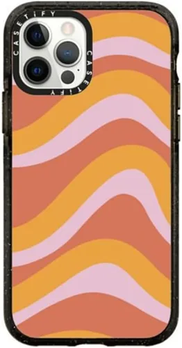 Vista 27 de CASETiFY Impact - Funda para iPhone 12 y iPhone 12 Pro, Bearly Awake, color negro transparente
