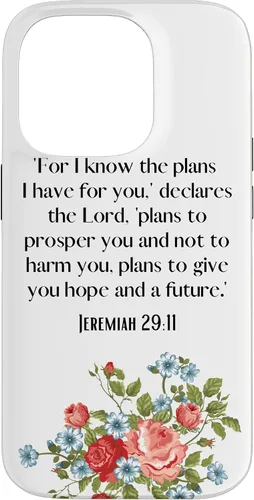 Vista 17 de iPhone 13 Pro Max Sé los planes que tengo para ti, dice el Señor Jeremías 29:11