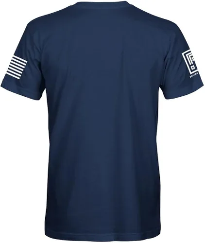 Vista 2 de Camiseta patriótica espartana estadounidense para hombre
