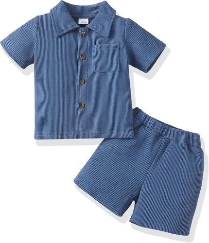 Vista 36 de Conjunto de ropa de verano para bebé y niño, camiseta de manga corta de algodón, pantalones cortos de dinosaurios, conjunto de ropa para niño
