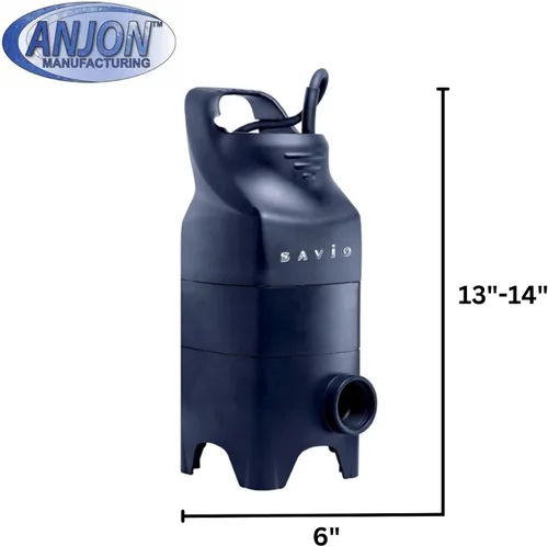 Vista 2 de Savio WMS1450 - Bomba sumergible Water Master Solids 1,450 GPH