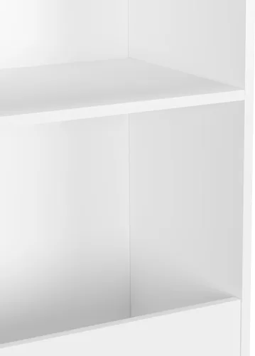 Vista 5 de CuisinSmart Estantería para niños, estantería infantil de 4 niveles, estantería para niños, armario de almacenamiento de juguetes, estantería