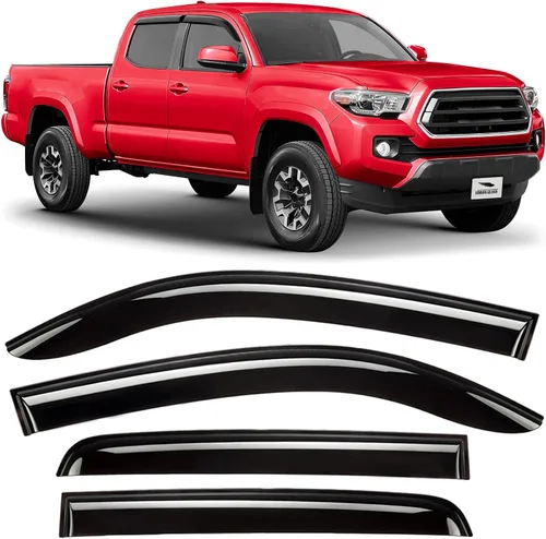 Vista 31 de Voron Glass in-Channel Rain Guards for Chevy Equinox 2018-2024 Para Equinox 18-24