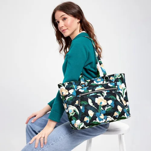Vista 7 de Vera Bradley Bolsa de trabajo de sarga de alto rendimiento para mujer