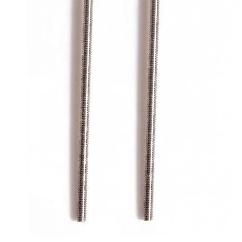 Vista 4 de Feelers Varilla roscada de acero inoxidable 304 M2-0.4, tornillo roscado largo, rosca derecha, 9.843 in de longitud【Paquete de 2】