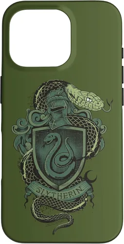 Vista 20 de Funda con escudo de serpiente Slytherin para iPhone 16 Harry Potter