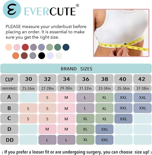 Vista 5 de Evercute - Brasier deportivo con relleno, con espalda cruzada, tirantes delgados y cruzados, para entrenamiento, de yoga, entrenamiento físico, bajo