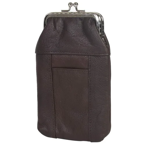 Vista 15 de Funda para cajetilla de cigarrillos de cuero con bolsillo para mechero, regular o 100 unidades, de Leatherboss (negro)