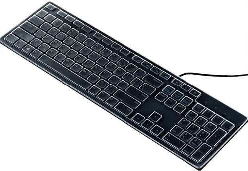 Vista 10 de Protector de teclado de silicona antipolvo transparente compatible con Dell KB212-B, KB4021, 2GR91, 4G481, PC de escritorio delgado USB de 104