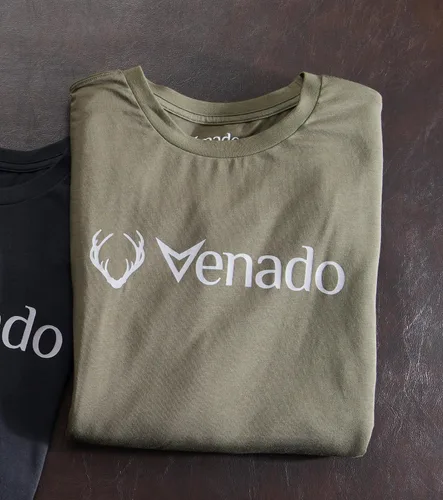 Vista 4 de Venado Camiseta estampada para hombre, camiseta flexible de manga larga, mezcla de algodón suave (ejército, 2XL), Militar